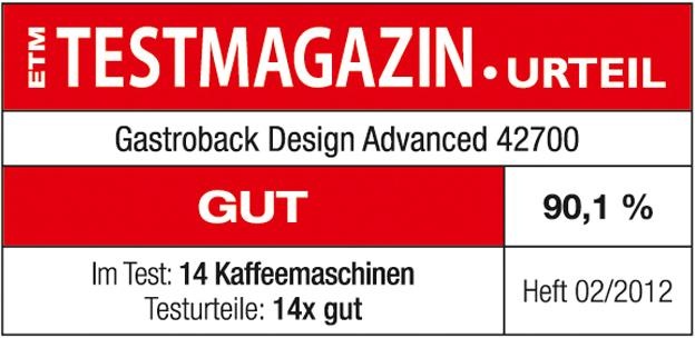 Image du produit Gastroback Design Coffee Electronic