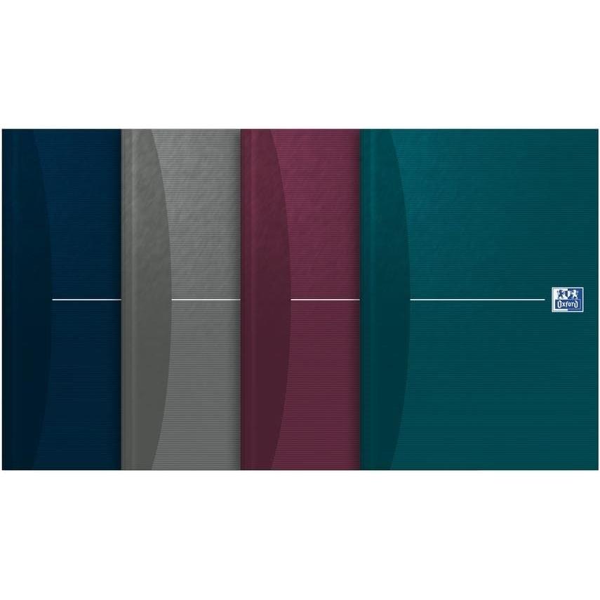 Oxford, Heft + Block, Essentials Notizbuch A5 liniert assortiert (A5, Liniert, Harter Einband)