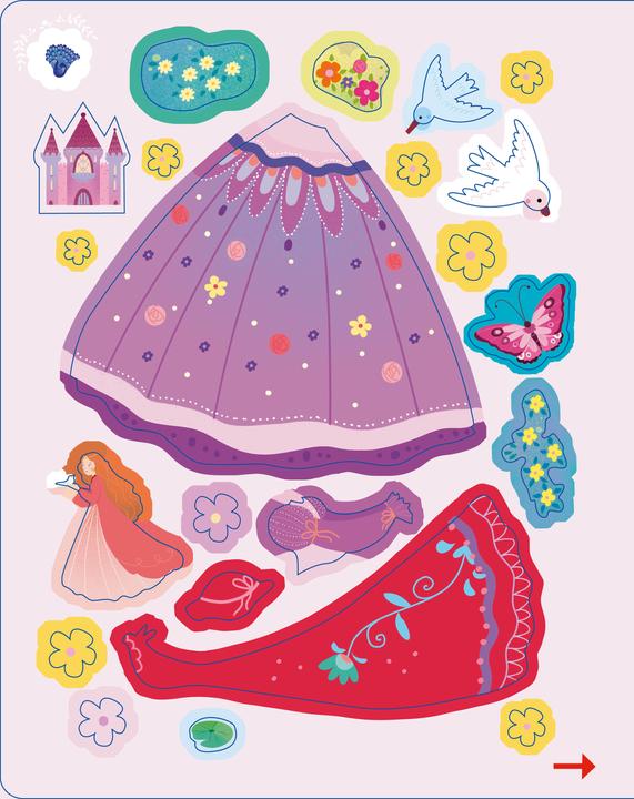 Image du produit Mon livre d'autocollants scintillants. Princesses