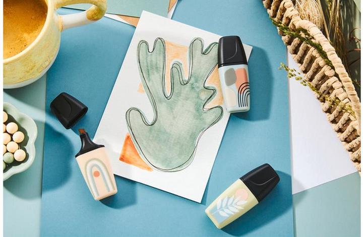 Image du produit STABILO Boss Mini Naturevibes Etui 3 pièces (Vert terre, Boue verte, Beige, 7 mm, 3 x)