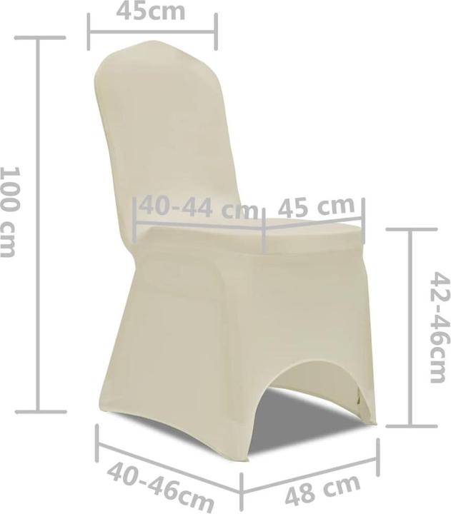 Actual product image vidaXL Stuhlhusse