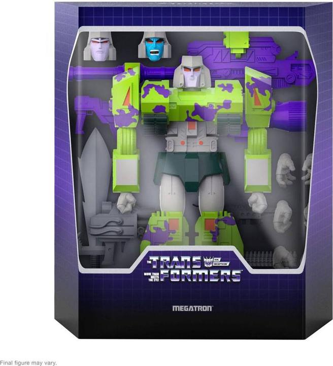 Actual product image Super7 Transformers figurine Ultimates Megatron 18 cm