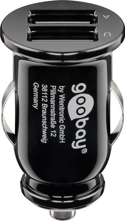 Produktbild Goobay Dual USB-Autoladegerät 2,1 A slim design