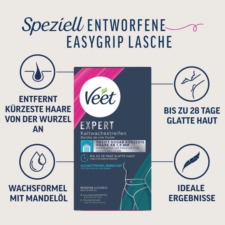 Actual product image Veet Cold wax strips (16x, 28 g)