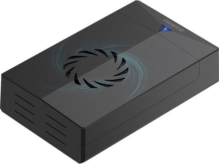 Fideco P3U HDD/SSD Enclosure (USB 3.0, SATA 2.5"/3.5", Fan) (2.5")