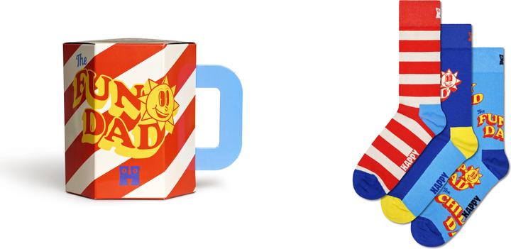 Actual product image Happy Socks Father Of The Year Gift Set (pack of 3, 36 - 40)