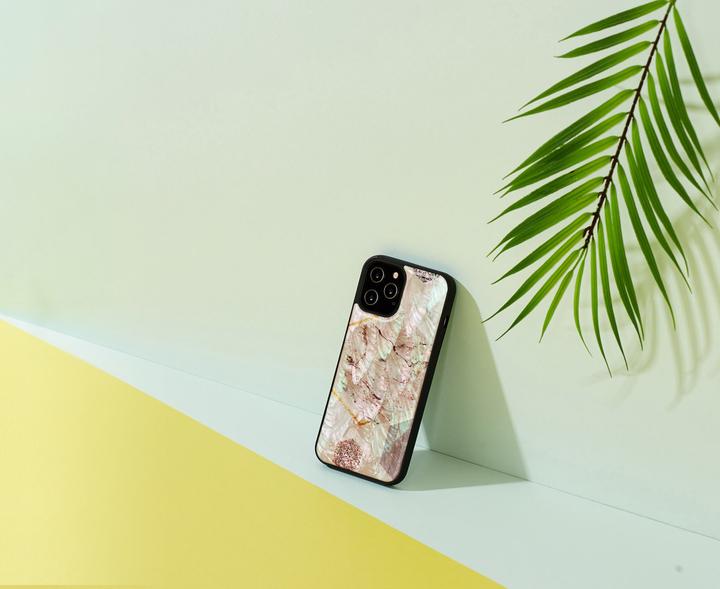 Actual product image Ikins case for Apple iPhone 12 Pro Max pink marble (Apple iPhone 12 Pro Max)