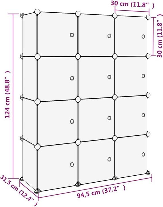 Image du produit vidaXL Manon (94,5 x 31,5 x 124 cm)