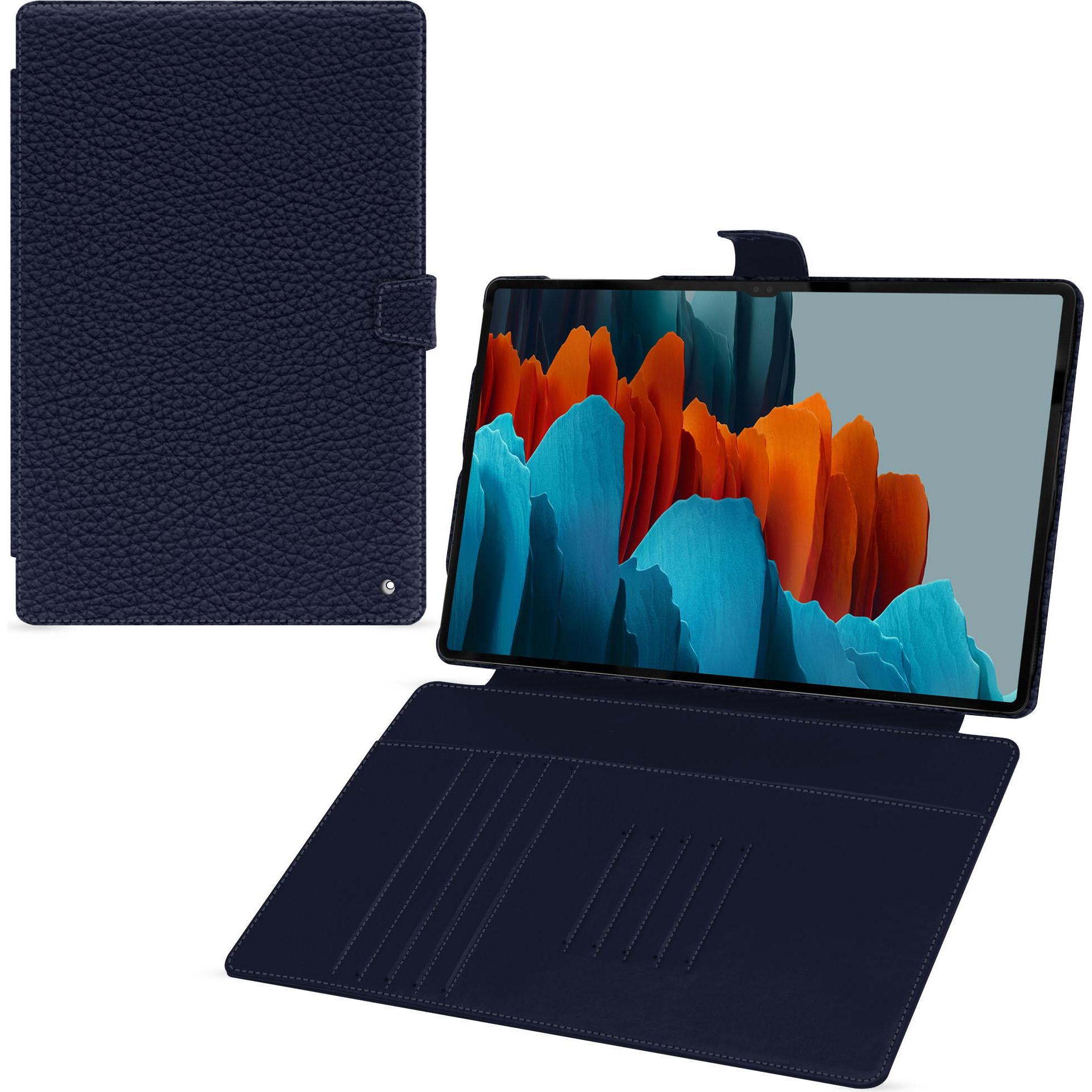 Noreve Lederschutzhülle Samsung Galaxy Tab S9 Ultra (Galaxy Tab S9 Ultra), Tablet Hülle, Violett