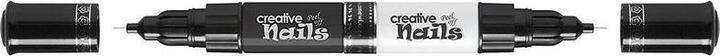 Produktbild Creative Nails Lackstift (Kunstnägel, Schwarz, Weiss)