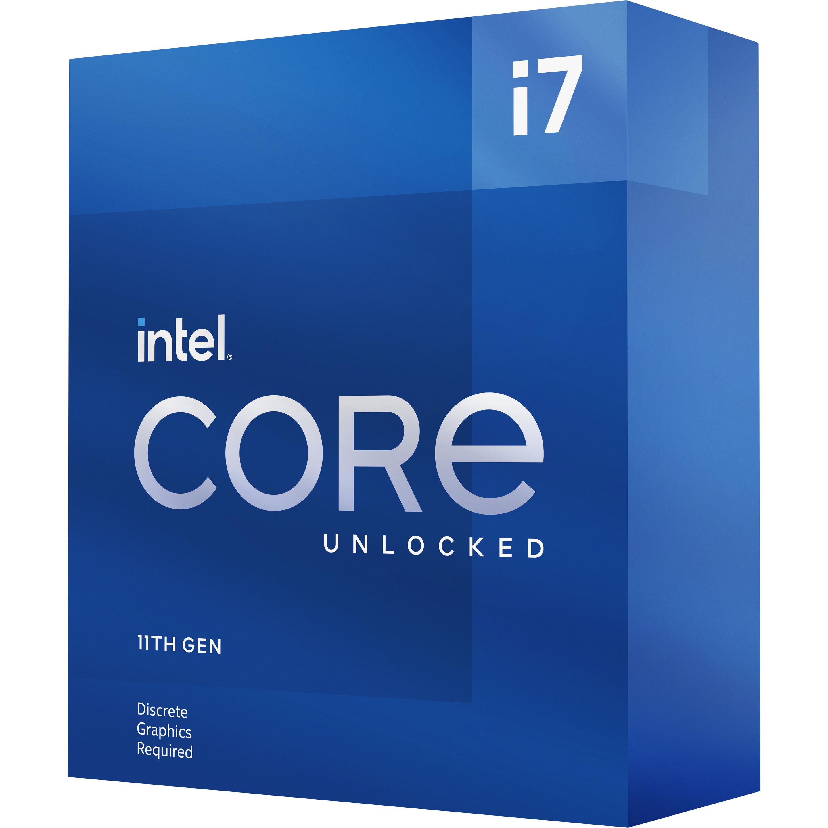 Thumbnail - Intel Core i7-11700KF (LGA 1200, 3.60 GHz, 8 -Core), Prozessor