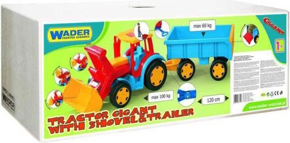 Produktbild Wader Traktor mit Anhänger