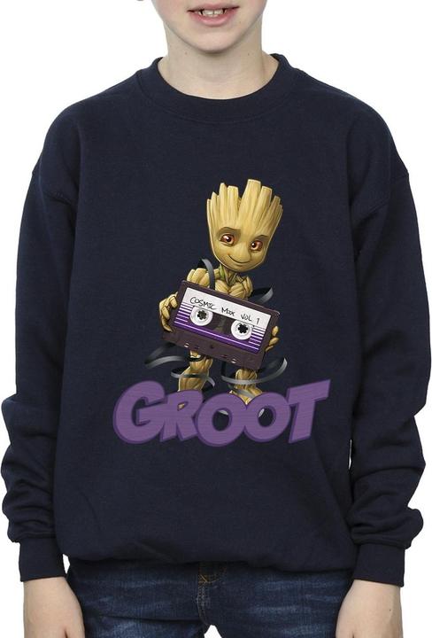 Actual product image Guardians of the Galaxy Boys Groot Casette Sweatshirt (140, 146)