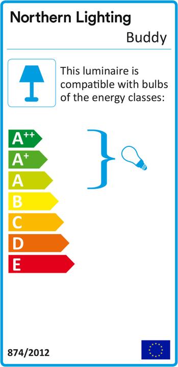 Energy Label Buddy floor lamp