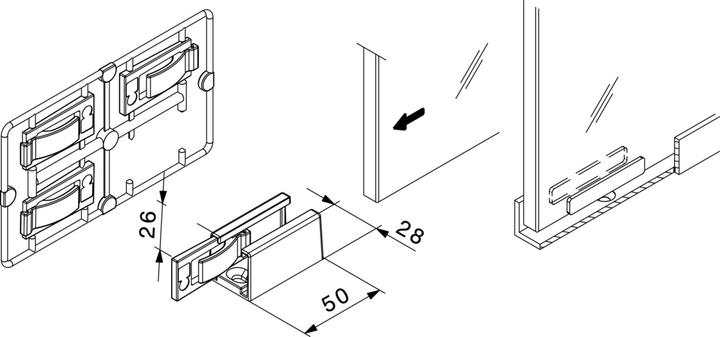 Image du produit HAWA Ferrement p.porte coulissante HAWA-junio