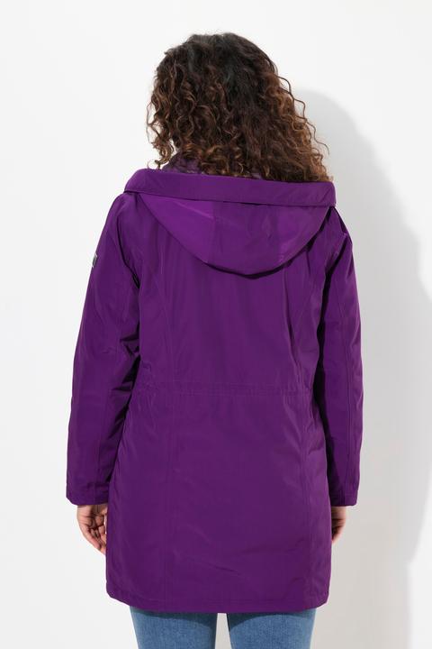 Immagine prodotto Ulla Popken Parka Performance HYPRAR con collo alto, cappuccio e materiale riciclato (42, 44)