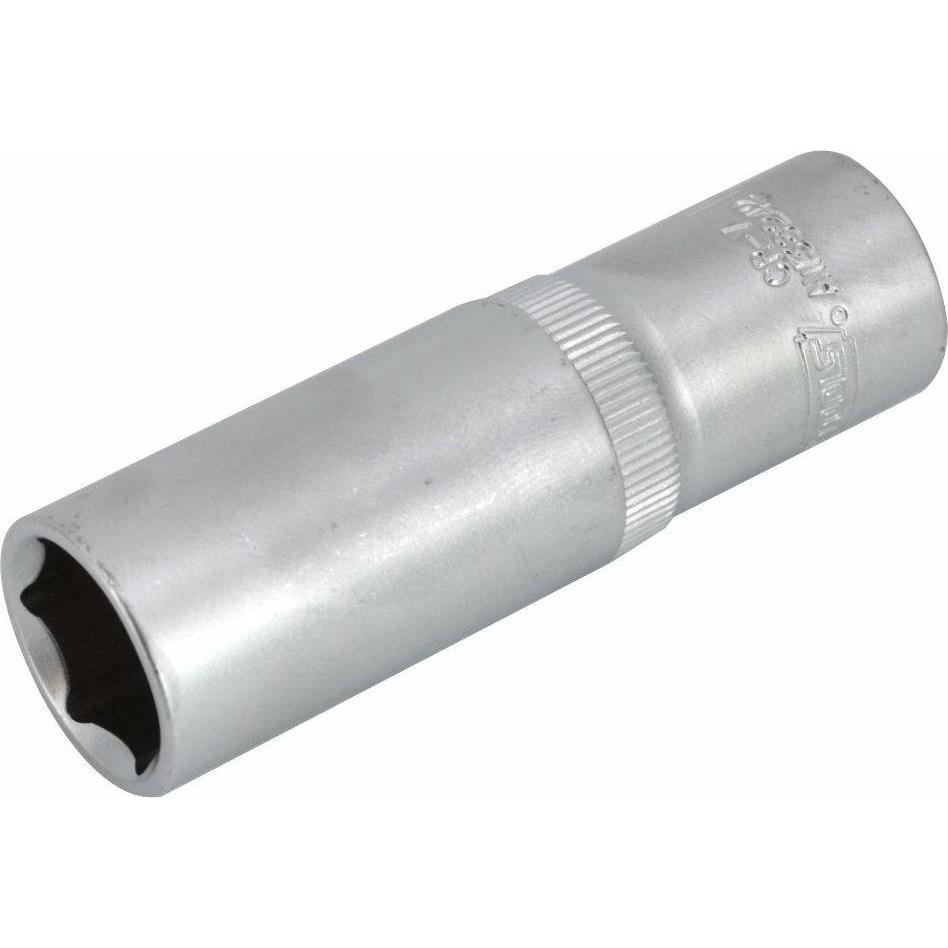 Awtools, Steckschlüssel + Stecknuss, Hexagonal Cap 1/2 & quot lang 13mm schwarze Linie (13 mm)