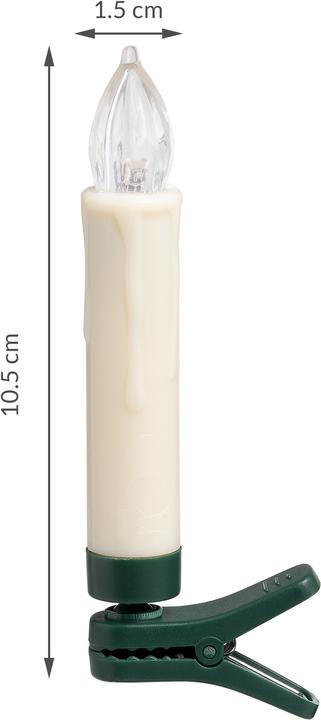 Actual product image Monzana Christmas tree candles (1 x)