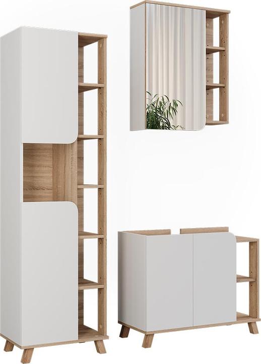 Sonoma Eiche, Sonoma/Weiss