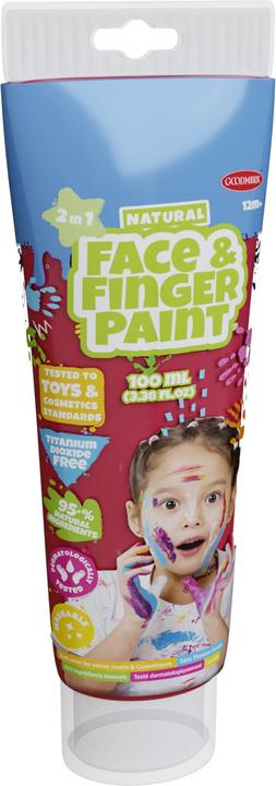 Productafbeelding Boti Natuurlijke gezichts- en vingerverf in een tube - rood, 100 ml