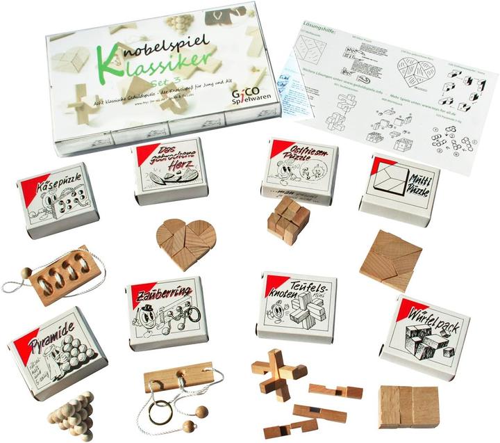 Actual product image Gico Classic puzzle game set
