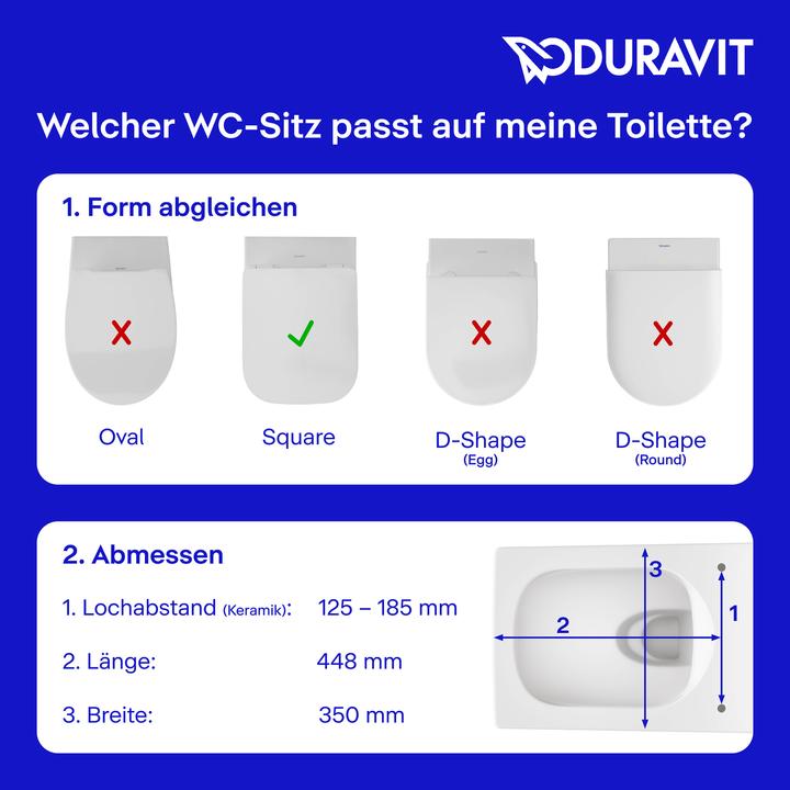 Produktbild Duravit Universal WC Sitz Sortiment WC-Sitz