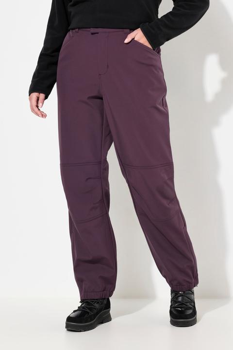 Produktbild Ulla Popken Softshellhose, wasserabweisend, Formknie, Fleecefutter (52)