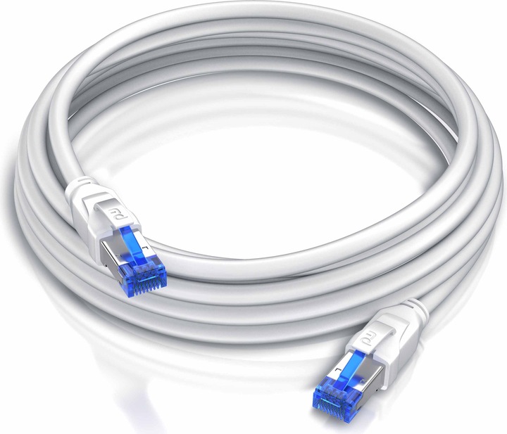 Actual product image Primewire CAT 8.1 Network Cable 40 Gbits - LAN Cable Patch Cable - CAT 8 Gigabit Ethernet Cable - RJ45 Plug (S/FTP, CAT8.1, 5 m)