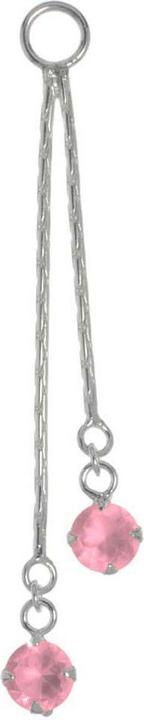 Immagine prodotto Bijouteria Piercing pendente (Argento 925, Vetro (di orologio))