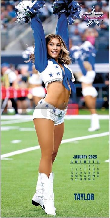 Image du produit NFL - Dallas Cowboys Cheerleaders - Calendrier mural de l'équipe 30,5 x 30,5 cm 2025 (30,5 x 30,5 cm, Français, Italien, Espagnol, Allemand, Anglais)