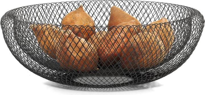 Image du produit Philippi Fruitschaal | Magnifique eyecatcher | Mesh Schaal XL | | Poedercoating staal (40 x 14 cm)