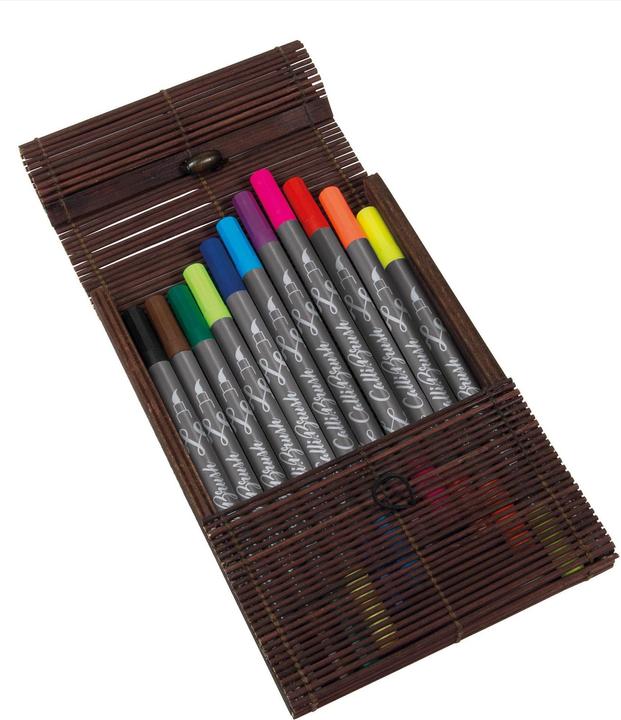 Actual product image Online Calli Brush Pen (Multicoloured, 11 x)