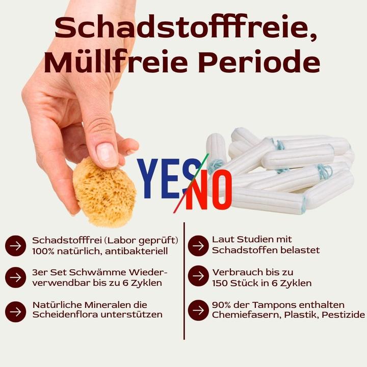 Image du produit Hera Organics Menstruationsschwämme (Mini)