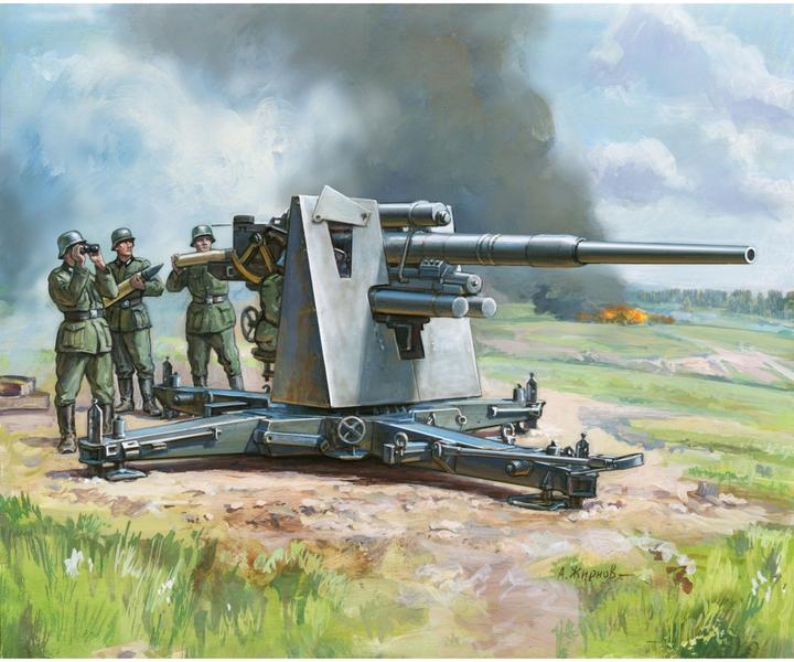 Actual product image Carson 1:72 German 88 mm Flak 36/37