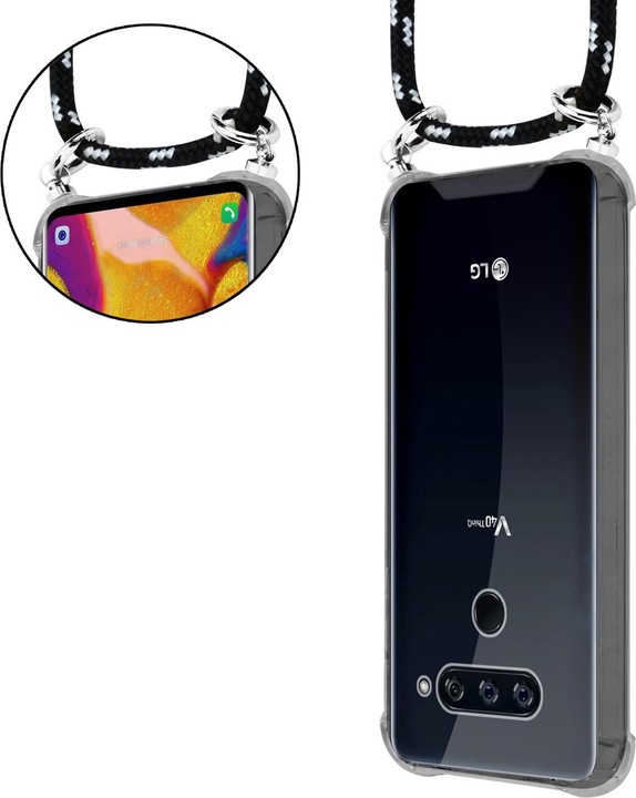 Produktbild Cadorabo TPU Handy Kette SILBER Cover