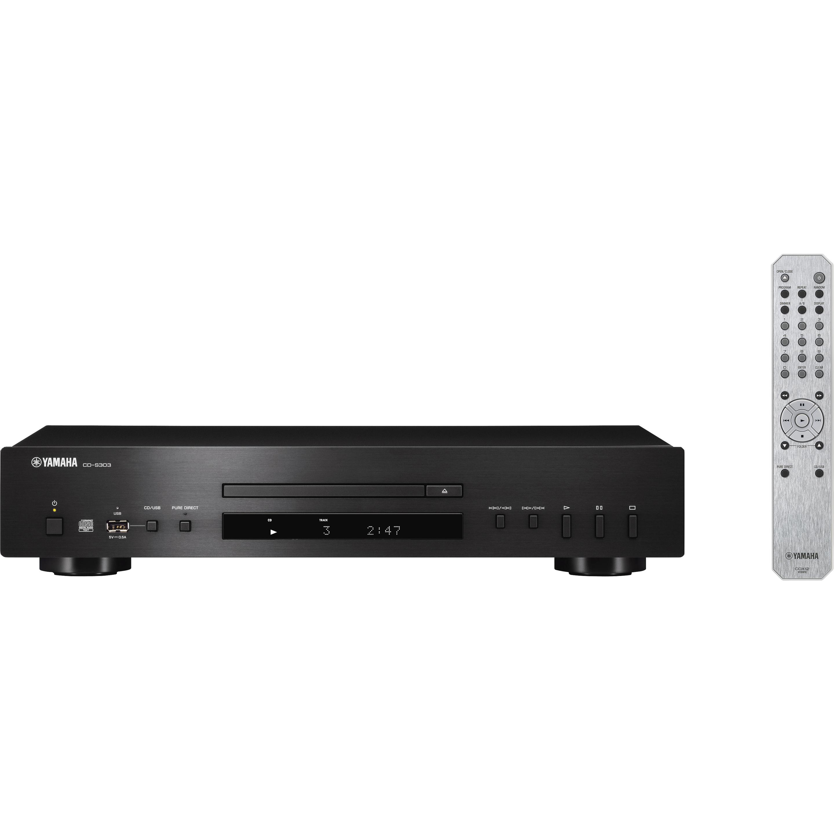 Yamaha CD-S303 (Lettore CD), Componente HiFi, Nero