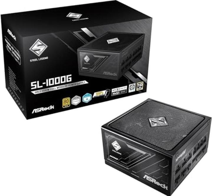 Productafbeelding AsRock Steel Legend voeding 1000W 80+ Goud Wit (1000 W)