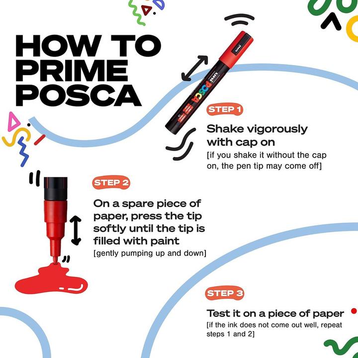 Actual product image Posca Fine Marker PC-3M (1 x)