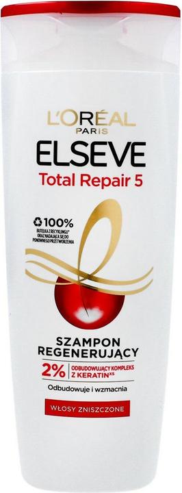 Actual product image L'Oréal Paris L'Oreal Elseve Total Repair Filling Shampoo 400ml (400 ml, Liquid shampoo)