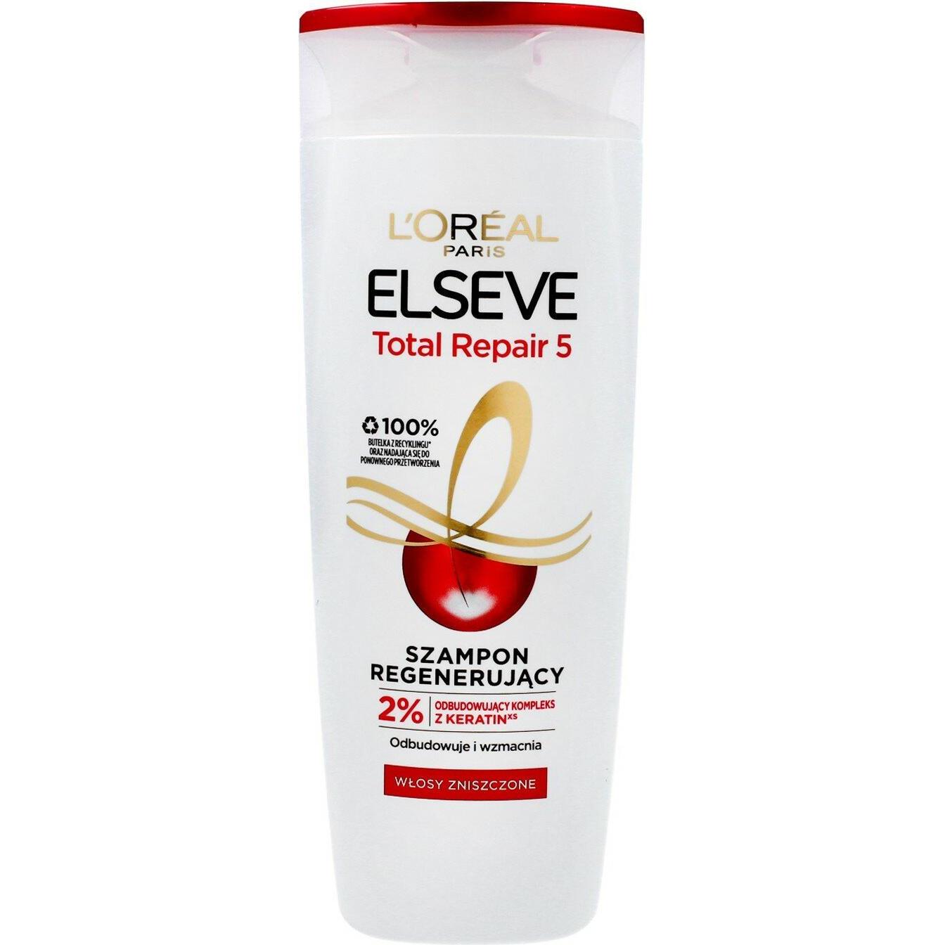 L'Oréal Paris, Shampoing, L'Oréal Elseve Shampooing Complémentaire Réparateur Total 400Ml (Shampoing liquide, 400 ml)