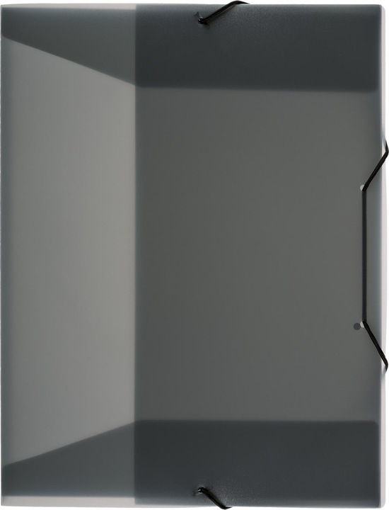 Actual product image Idena File box A4 elastic band PP translucent black (A4, 1 x)