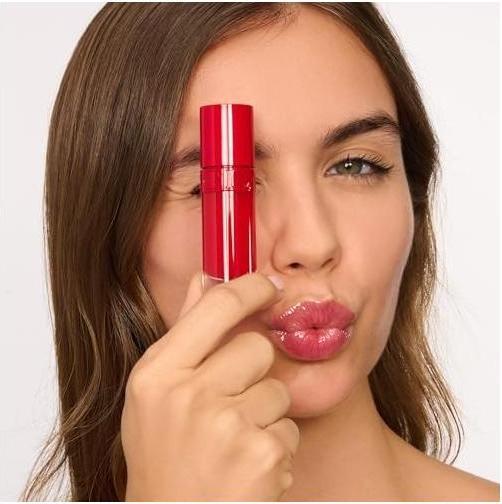 Actual product image Clarins Lip Comfort Oil - Anniversary N54 Iconic Red (Lip oil, 7 ml)