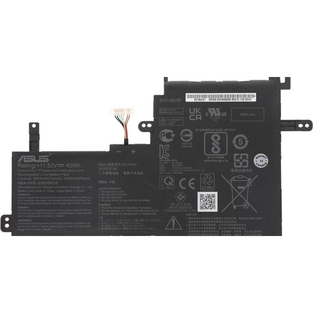 ASUS Battery B31N1842 3653mAh / 42Wh / 11.52V / 3 cells (3 Zellen, 3653 mAh), Notebook Akku