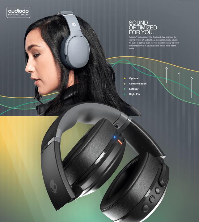 Produktbild Skullcandy Crusher Evo (keine Geräuschunterdrückung, 40 h, Kabellos, Kabelgebunden)