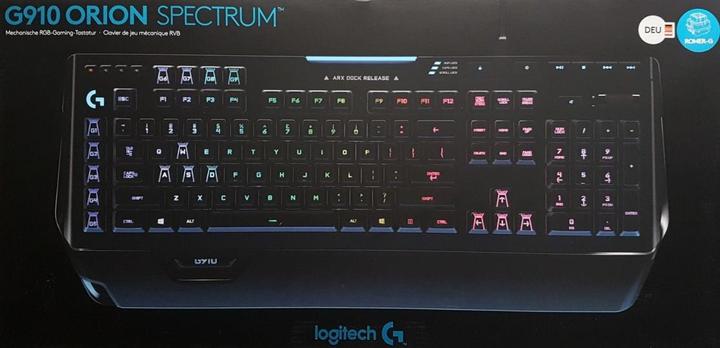 Produktbild Logitech G G910 Orion Spectrum (DE, Kabelgebunden)
