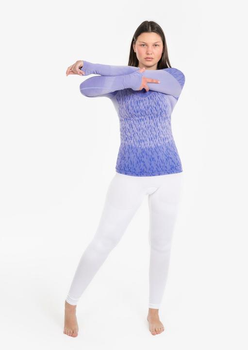 Image du produit Kipsta Maillot de football à manches longues homme/femme - Keepdry gris/violet (XL)