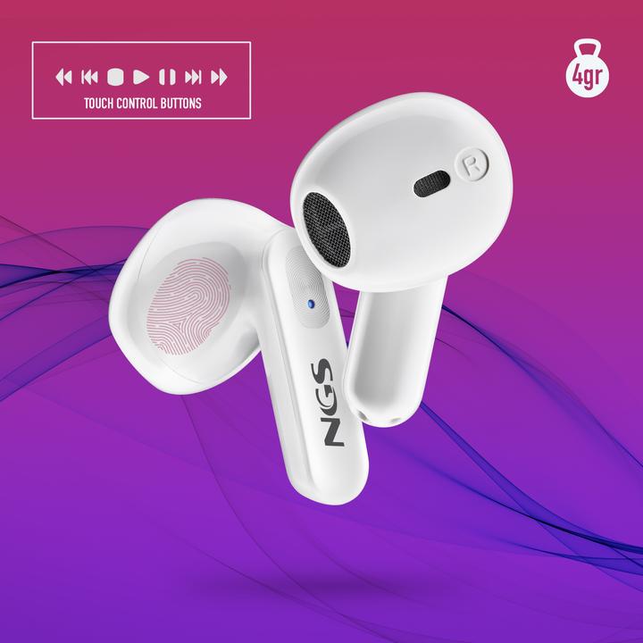 Image du produit NGS Artica duo white (5 h, Sans fil)