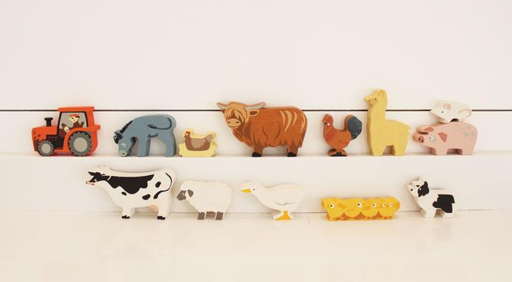 Actual product image Tender Leaf Toys Farm animals