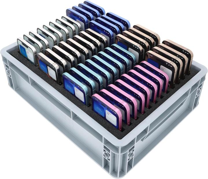 Feldherr Smartphone-Aufbewahrungsbox für Schulen (48 Geräte) (Matières plastiques, Mousse)