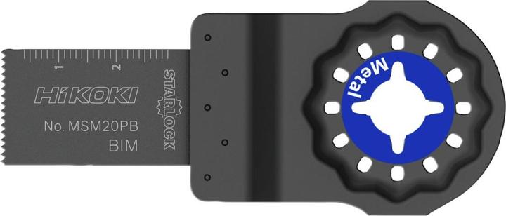 Hikoki Zubehör 782712 Multitool-Klinge Metall BIM STARLOCK MSM20PB